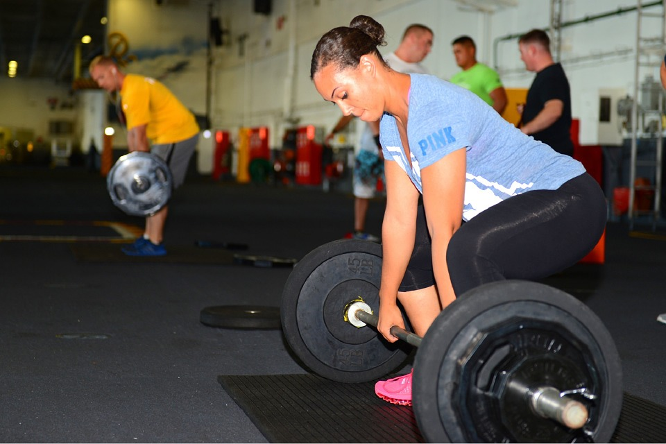 lift weights barbell