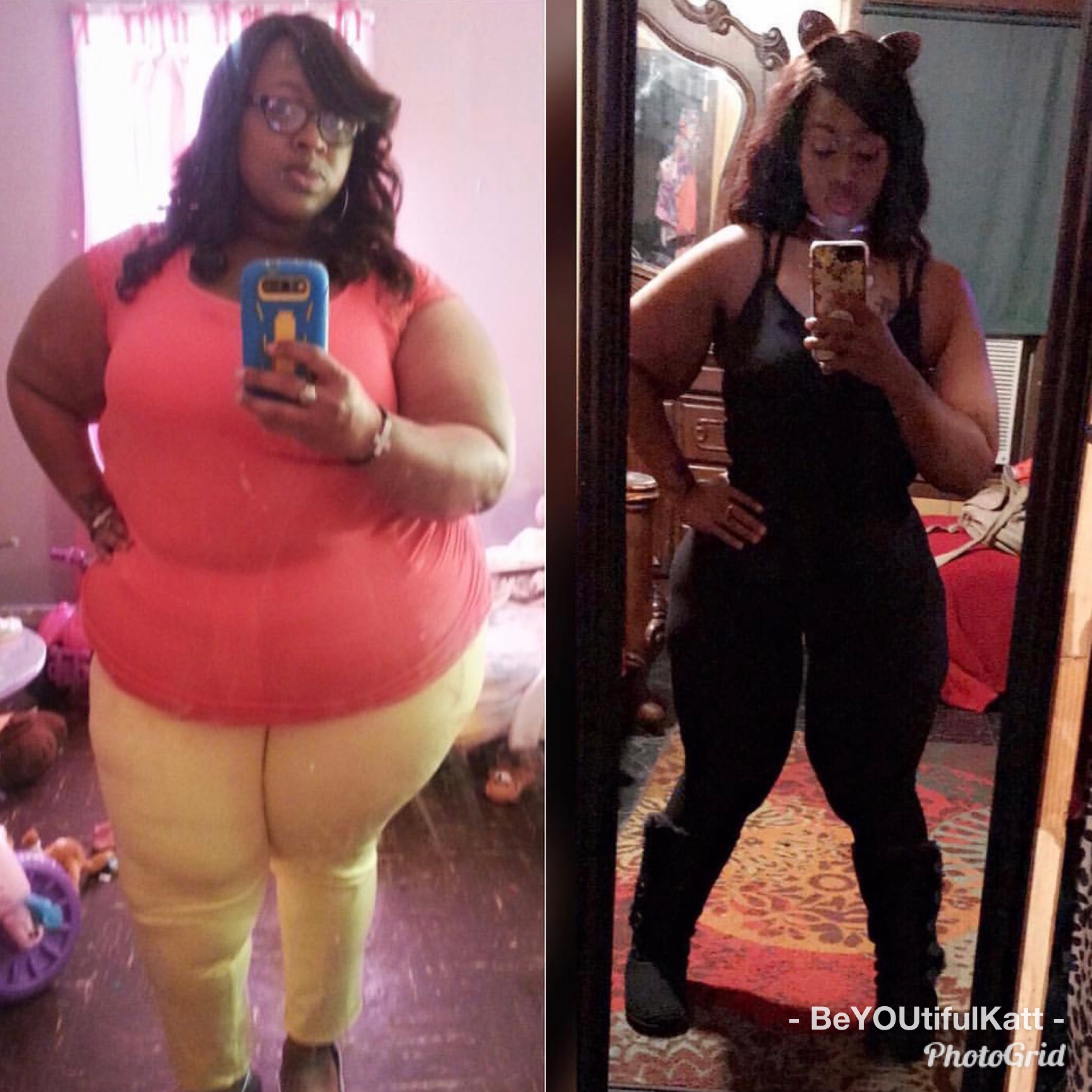 Katt Flanigan Transformation #weightlossbeforeandafter